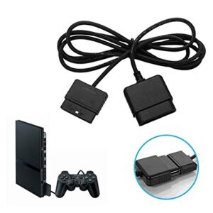 tesha 2PACK PS2 Controller Extension Cable Cord 6ft/1.8m Controller Extension for Sony PlayStation 2 PS2 Game Console