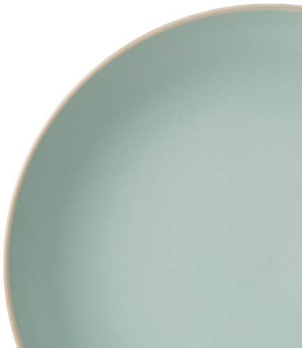 Gibson Home Rockaway Dinnerware, Teal Matte, Service for 4 (12pcs)