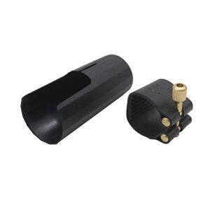 mowind artificial leather compact durable ligature fastener for alto sax saxophone rubber mouthpiece