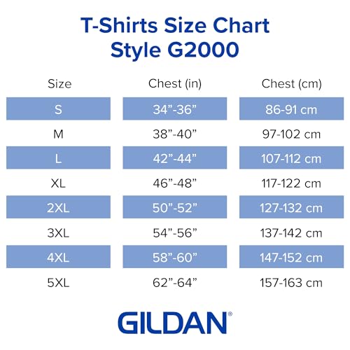 Gildan Adult Ultra Cotton T-Shirt, Style G2000, Multipack, Carolina Blue (2-Pack), 3X-Large