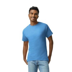 Gildan Adult Ultra Cotton T-Shirt, Style G2000, Multipack, Carolina Blue (2-Pack), 3X-Large