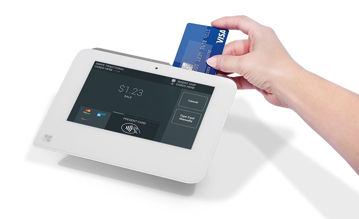 Clover Mini Point-of-Sale System. A Merchant Account with Leaders Merchant Services is Required. Available for New Merchants ONLY. Ask About Our Rates as Low as 0.15%!