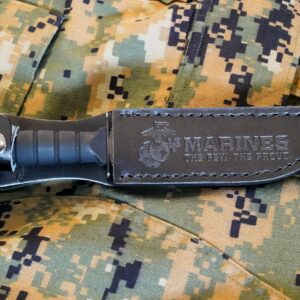 Miniature USMC Fighting Knife Letter Opener - Functional Marine Corps Desk Accessory - Marine Corps Gifts - Disabled USMC Vet Owned SMALL Business