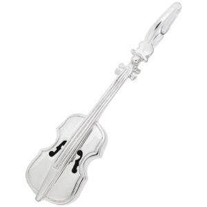 cello charm in sterling silver, charms for bracelets and necklaces