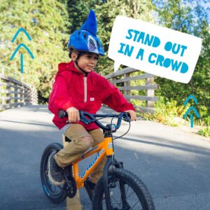 ParaWild Shark Helmet Accessories w/Sticky Hook & Loop Fastener Adhesive (Helmet not Included), Fun Fin/Ears/Mohawk/Covers for Snowboarding, Skiing, Biking, Cycling for Kids and Adults