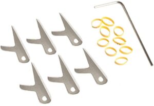 swhacker 2 blade 150 grain 3" cut replacement blades 6 pack