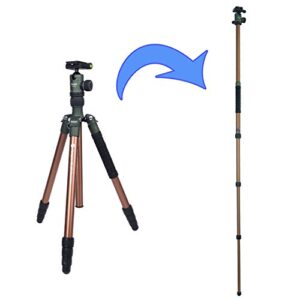 Fotopro X-Go Chameleon Tripod Kit, Green/Brown, Plus, FPXGO Chameleon FPXGO Chameleon Green