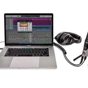 Apogee MiC Plus - Studio Quality USB Microphone with Cardioid Condenser Mic Capsule, Built In Mic Pre-Amp & Zero-Latency Headphone Output