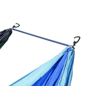 eno fuse tandem hammock system colour slate lightwieght fuse spreader bars, two hammocks side by side dac grren anodised aluminium alloy eliminates enviro damage weight 277 g