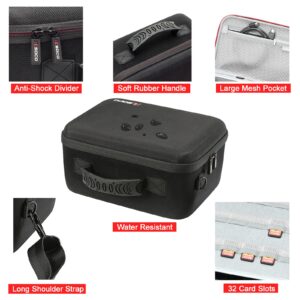 RLSOCO Carrying Case for Nintendo Switch & Switch OLED - Fit Extra Switch Pro Controller & Poke Ball Plus (Newest Case fits Switch & Switch OLED)