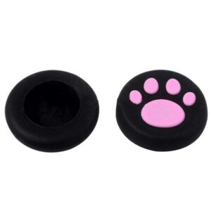 Analog Silicone Joystick Joy Stick Grips Cap Cover Thumbstick Thumb Stick Grips Cap Cover for PS4 PS3 Xbox one Xbox 360 PS2 Controller (4 x Pink Cat Dog Paw)