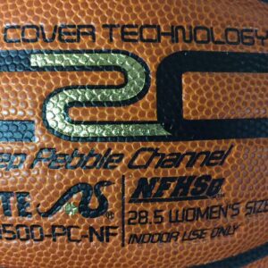 The Rock 28.5" Official Women's Composite Leather Basketball - Superior Air Retention and Durability - Exclusive Patented Unique Deep Pebble Channel Design - Comes w/ Certificate of Authenticity