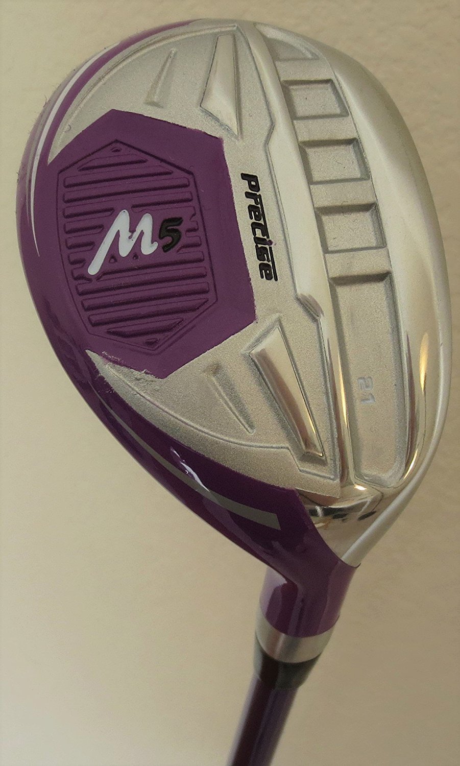 Womens Golf Club Set Complete - Driver, Fairway Wood, Hybrid, Irons Putter & Stand Bag Purple Color Ladies Right Handed