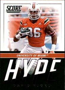 2017 score hype #9 david njoku rc