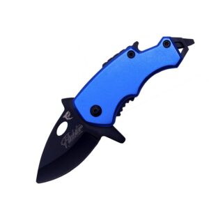 shadow cutlery sh2020bl-brk lil sharky framelock, blue