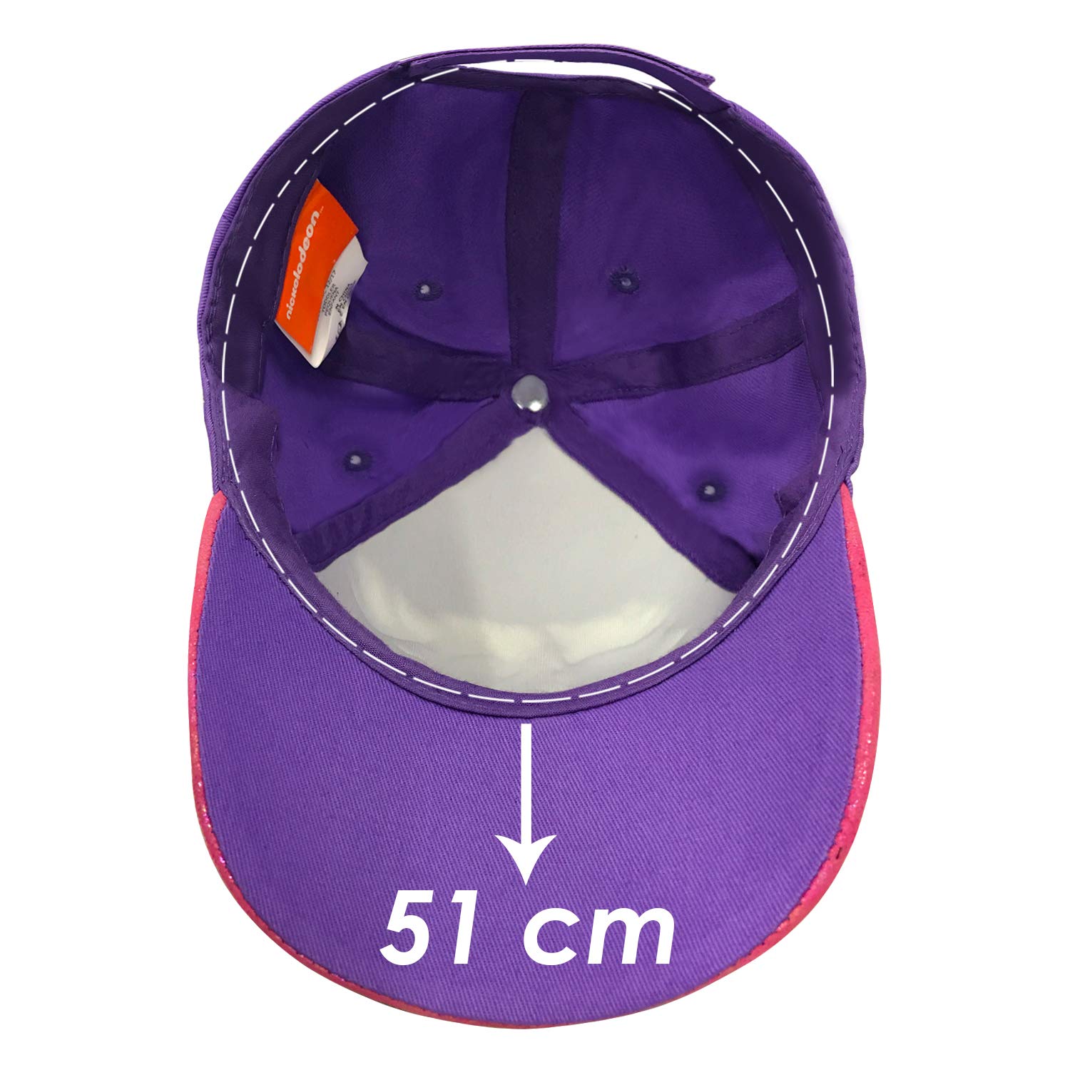 Nickelodeon Toddler Girls' Paw Patrol 3D Cotton Baseball Cap Hat Age 2-5 Purple/Pink