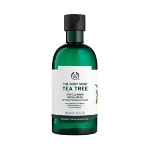 The Body Shop Tea Tree Skin Clearing Facial Wash, 13.5 Fl Oz (Vegan)