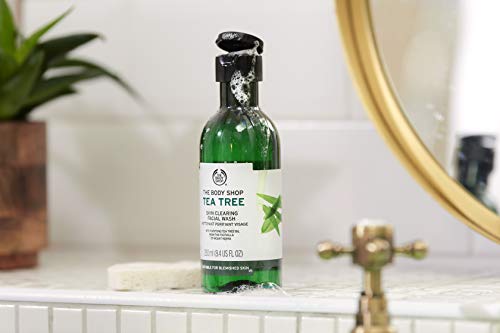 The Body Shop Tea Tree Skin Clearing Facial Wash, 13.5 Fl Oz (Vegan)