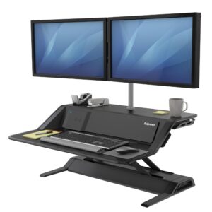 fellowes lotus dx sit-stand workstation