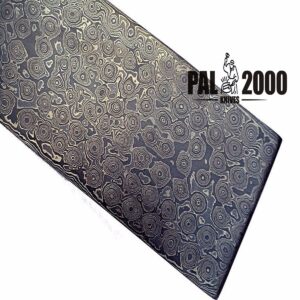 PAL 2000 KNIVES DAM-8705 Custom Handmade Damascus Steel Billets for Knife making 12 Inch Raindrop Pattern