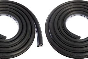 APDTY 140004x2 Body Mounted Rubber Door Weatherstrip Seal Fits Left & Right Replaces 3C3Z-2520708-AA