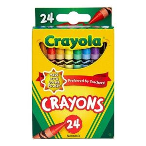 Crayola Crayons, Assorted Classic Colors, 24 Count