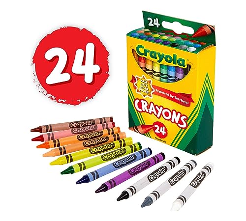 Crayola Crayons, Assorted Classic Colors, 24 Count