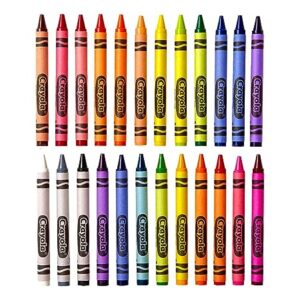 Crayola Crayons, Assorted Classic Colors, 24 Count