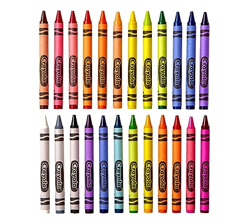 Crayola Crayons, Assorted Classic Colors, 24 Count