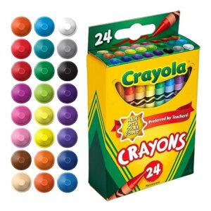 Crayola Crayons, Assorted Classic Colors, 24 Count