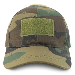 Trendy Apparel Shop Kid's Youth Size Tactical Cap with Hook and Loop Patch - BDU