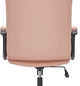 Serta Style Hannah II Office Chair, Harvard Pink Microfiber