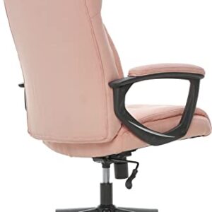 Serta Style Hannah II Office Chair, Harvard Pink Microfiber