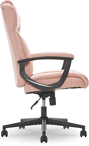 Serta Style Hannah II Office Chair, Harvard Pink Microfiber