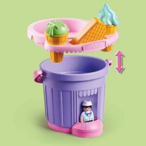 Playmobil 9406 Ice Cream Shop Sand Bucket, Multicolor