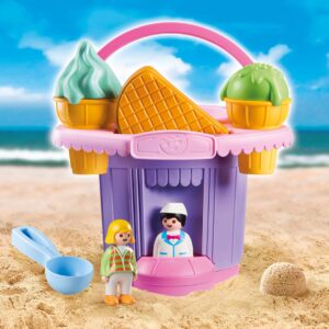 Playmobil 9406 Ice Cream Shop Sand Bucket, Multicolor