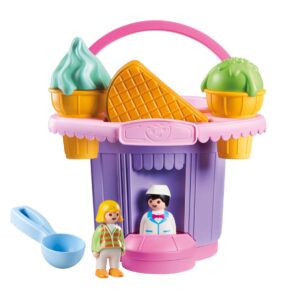 Playmobil 9406 Ice Cream Shop Sand Bucket, Multicolor