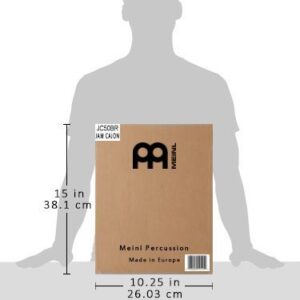 Meinl Percussion Cajon Box Drum with Internal Snares-Made in Europe-Baltic Birch Wood Compact Size, 2-Year Warranty, Brown (JC50BR)