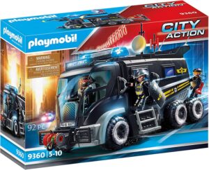 playmobil tactical unit truck