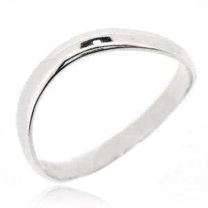 sovats chic thumb ring for women 925 sterling silver rhodium plated - simple, stylish &trendy nickel free ring, size 6