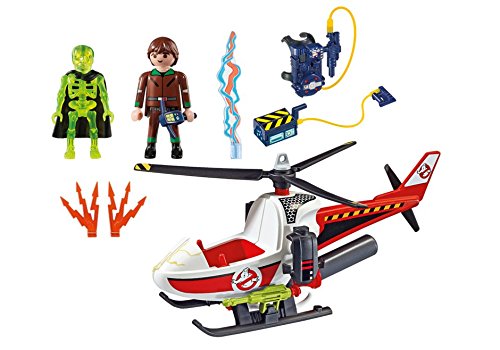 PLAYMOBIL Venkman with Helicopter Building Set