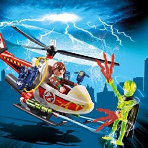 PLAYMOBIL Venkman with Helicopter Building Set