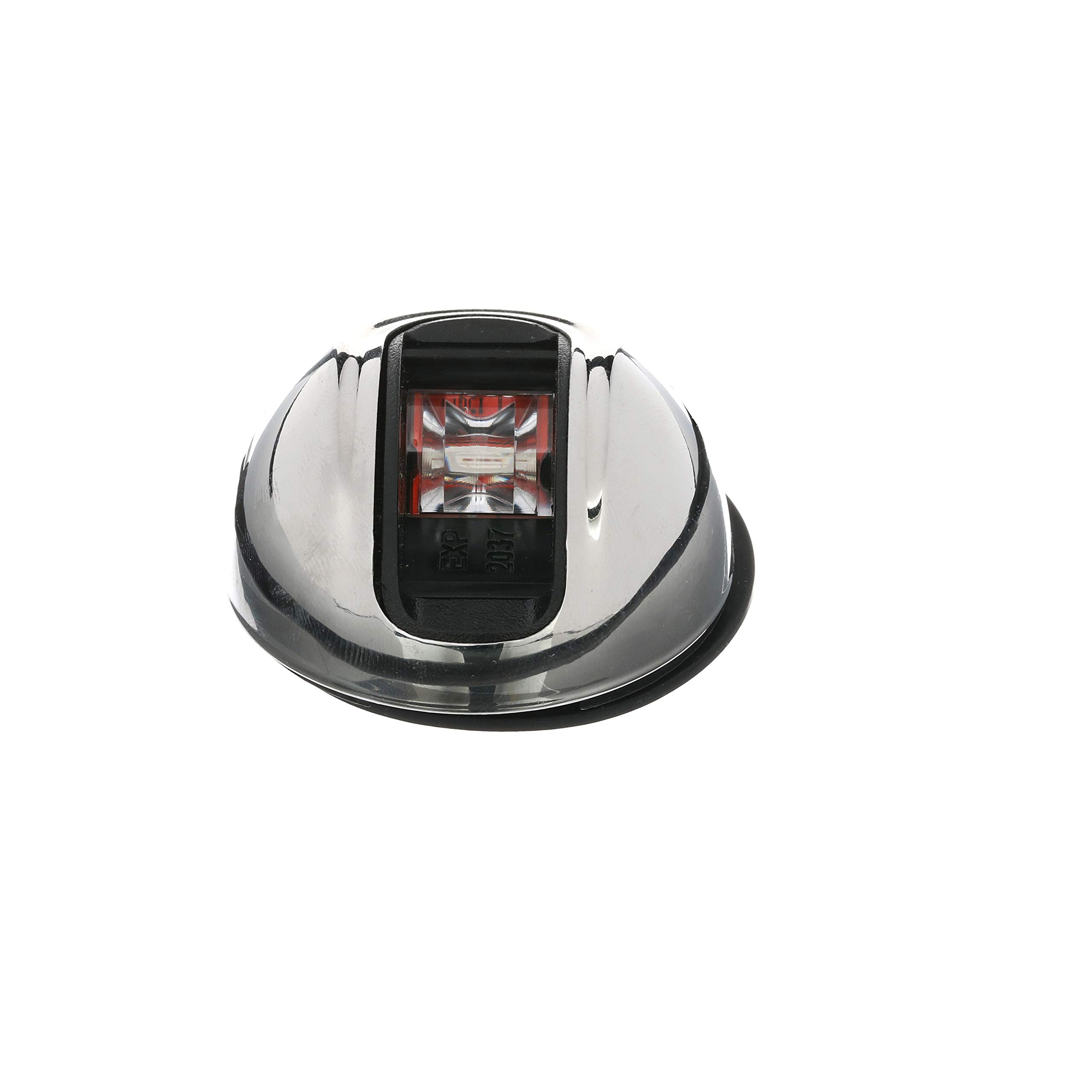 Attwood NV4012SSR-7 Red Port Light Armor LED Vertical Mount Naviation Bow Light Stainless Steel