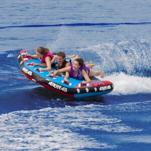 Airhead Griffin 3, 1-3 Rider Towable Tube for Boating,blue