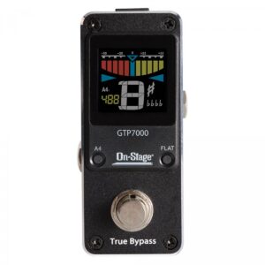 on-stage gtp7000 mini guitar tuner pedal