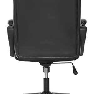 Serta Style Comfort Black Bonded Leather Hannah I Office Chair,