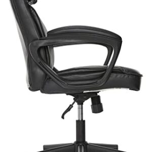 Serta Style Comfort Black Bonded Leather Hannah I Office Chair,