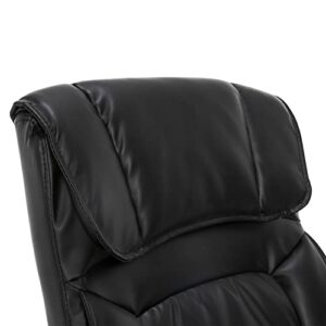 Serta Style Comfort Black Bonded Leather Hannah I Office Chair,