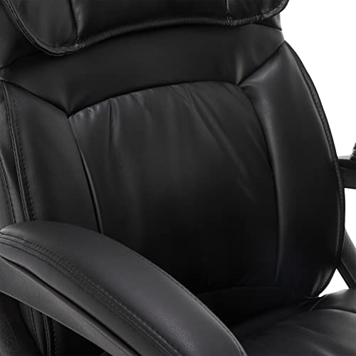 Serta Style Comfort Black Bonded Leather Hannah I Office Chair,