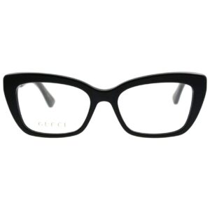 Gucci Cateye Eyeglasses GG0165O 001 Black 51mm 0165